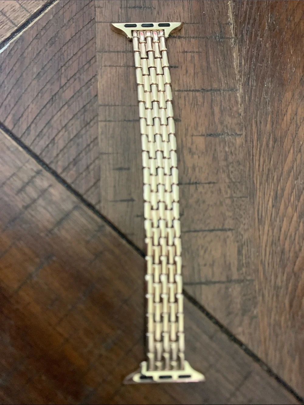 Gold Stretch Link Watchband